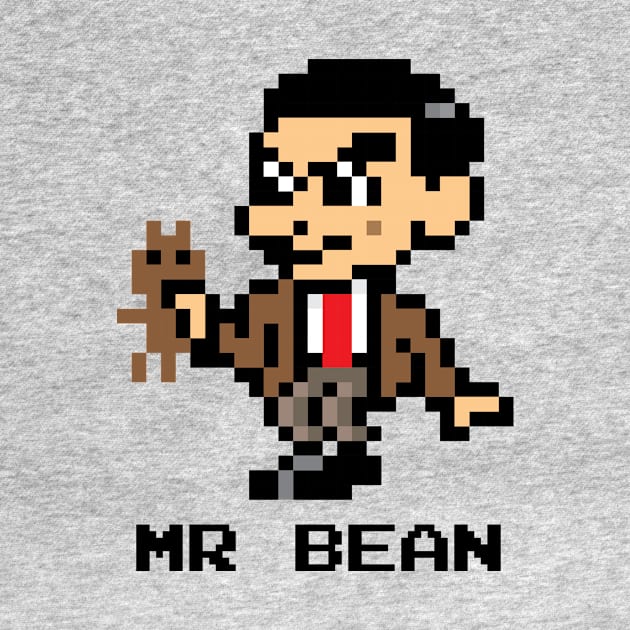 Mr Bean Pixel Character by Rebus28